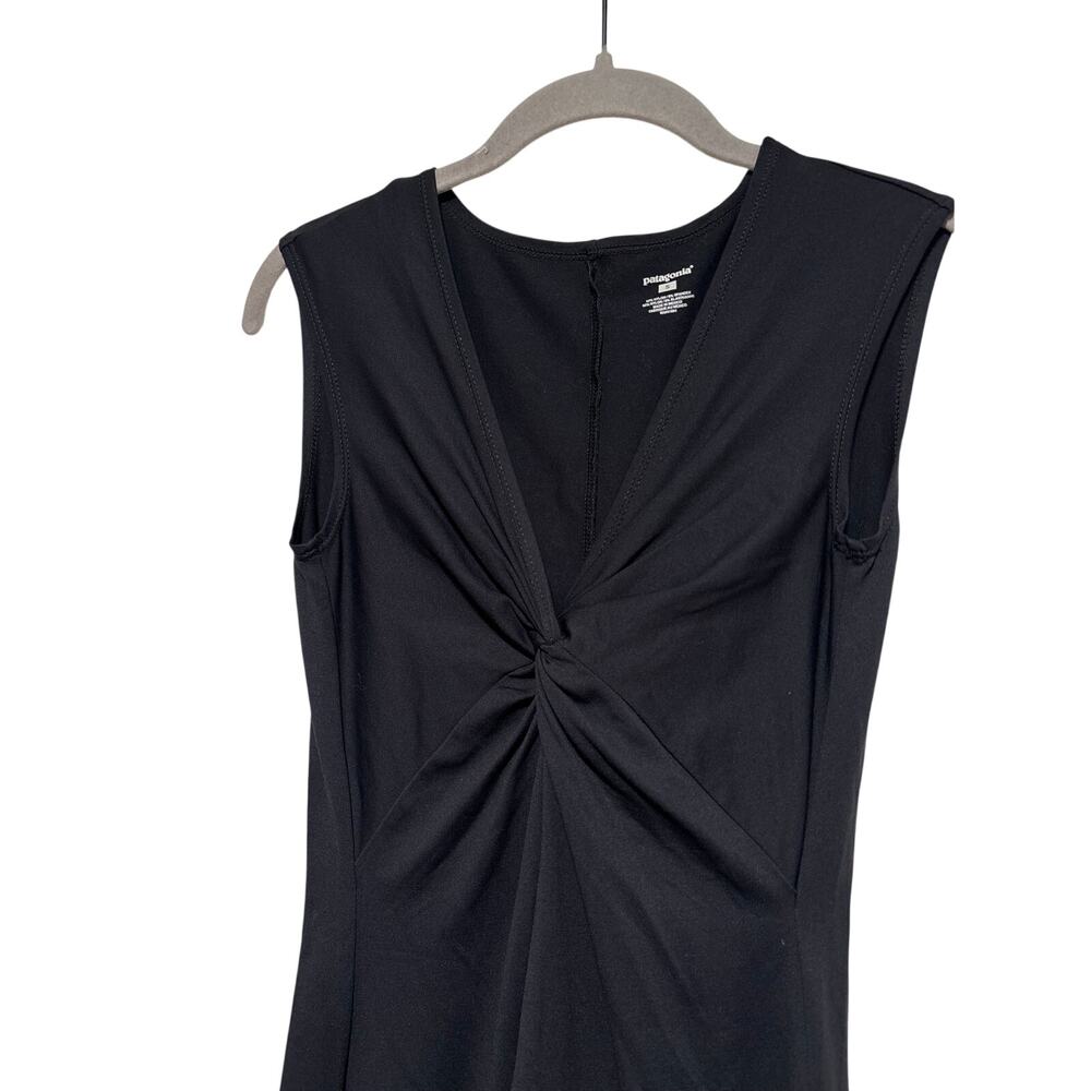 Patagonia Black Sleeveless V-Neck Dress S - Picture 7 of 8